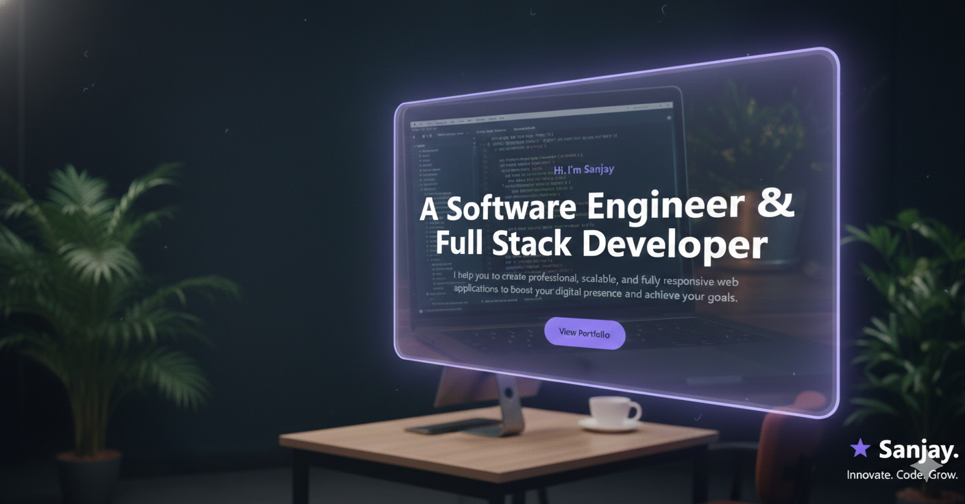 Sanjay | UI/UX Designer & React Developer